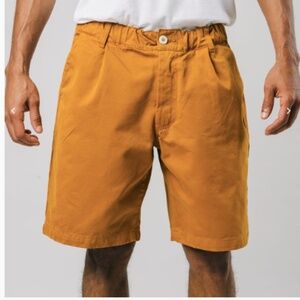 NWT Brava Fabrics Ripstop Inka Gold Oversized Shorts 40